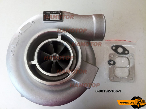 Турбина ДВС ISUZU 6WG1, 49188-01831, 49188-11940, 1-14400-437-0, 8-98192-213-3, 1-14400-444-1, 8-98192-186-1. 8981921860 TD08H-31M, ZAX470